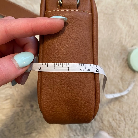 Wrangler Brown & Black Cowhide Crossbody Shoulder Bag - Picture 9 of 10